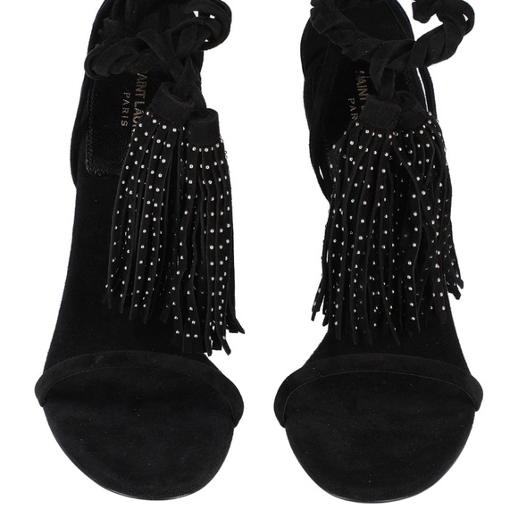 NWT Saint Laurent suede sandals, size 6.5 - Picture 4 of 4